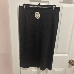 NWT gray space dye pencil midi skirt.